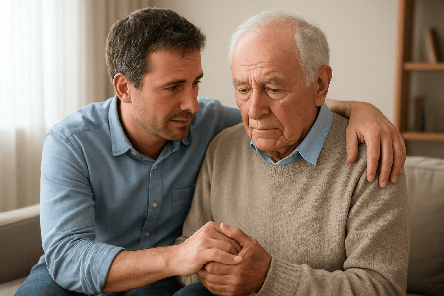 Plötzlich sich um die Eltern kümmern